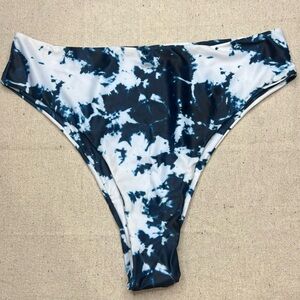 SHEIN highwaisted tie dye bikini bottoms NWOT